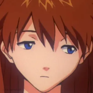 😔 Asuka Langley Sohryu Neon Genesis Evangelion Anime, Evangelion, Asuka, Pegatina, Personaje, Manga telegram sticker