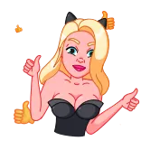 Lady Cat | @Premium_Emojis_Telegram telegram emojis 👍