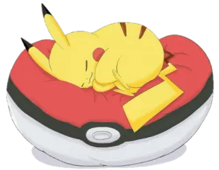 Pikachu @lowbatterypower pack 4 telegram stickers