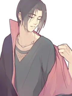 🙂 Itachi Uchiha Naruto 动漫, 宇智波, 鼬, 忍者, 漫画 telegram sticker