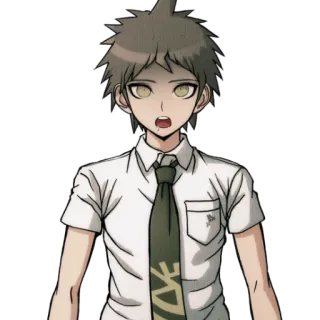 😮 Hajime Hinata Danganronpa Anime, Mangá, Personagem, Danganronpa, Hajime Hinata whatsapp sticker