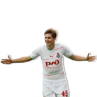 👐 サッカー選手, スポーツ, アスリート, サッカー, お祝い telegram sticker