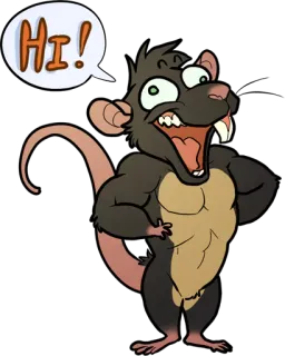 HungryRat whatsapp stickers