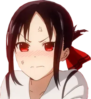 😡 Kaguya Shinomiya Kaguya-sama: Love Is War Anime, Kaguya-sama, Love is War, Kaguya Shinomiya, Arrabbiata, Ragazza Anime telegram sticker