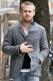 😇 Ryan Gosling celebridad, actor, hombre, casual, retrato telegram sticker