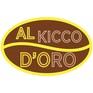 ☕️ AL KICCO D'ORO café, italien, branding, logo, texte whatsapp sticker