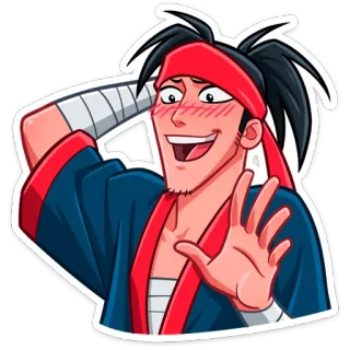 ☺️ kartun, karakter, tersenyum, bando, bahagia telegram sticker