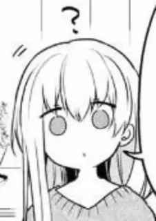 🧐 ? Anime, Manga, Pertanyaan, Bingung, Gadis telegram sticker