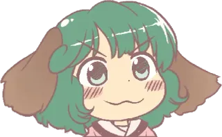 😊 anime, manga, cute, girl, kawaii, animated telegram sticker