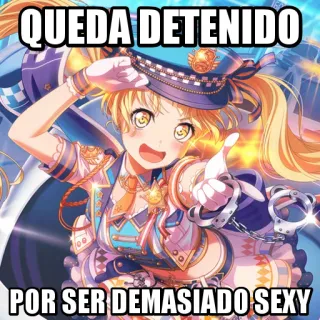 👮‍♀ QUEDA DETENIDO
POR SER DEMASIADO SEXY Anime, Verhaftet, Sexy, Mädchen, Manga, Handschellen, Uniform whatsapp sticker