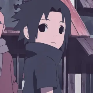 🀄️ Sasuke Uchiha Naruto Аниме, Саске, Учиха, Ниндзя, Ребенок telegram sticker