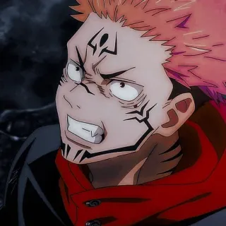 🌟 Ryomen Sukuna Jujutsu Kaisen Anime, Dämon, Verfluchter Geist, Manga, Jujutsu Kaisen, Sukuna telegram sticker