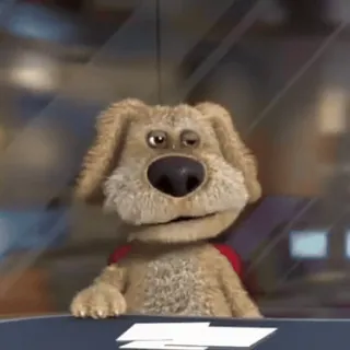 🐶 Ben the Dog Talking Ben the Dog Hund, sprechend, Cartoon, Tier, Videospiel whatsapp sticker