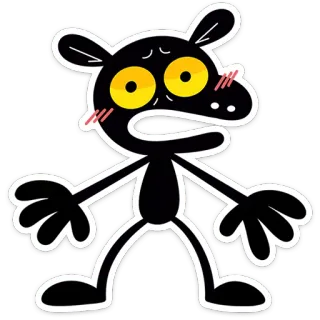 🐏 Cartoon, Sticker, Personage, Expressie, Dier whatsapp sticker