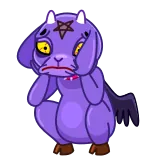 😩 Dämon, Ziege, Pentagramm, Okkult, Monster, Kreatur, Fantasy whatsapp sticker