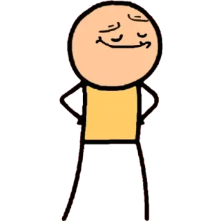 😊 Cyanide & Happiness, Aufkleber, lustig, Meme, Comic telegram sticker