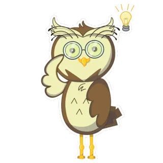 Совушка telegram stickers