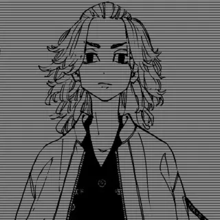 🀄 Anime, Manga, Ritratto, Personaggio, Arte, Illustrazione telegram sticker