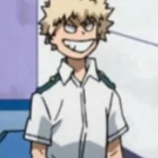 🖕 Katsuki Bakugo My Hero Academia Anime, My Hero Academia, Bakugo, Karakter, Manga telegram sticker