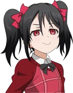 😎 Nico Yazawa Love Live! anime, character, nico yazawa, love live, idol, smile telegram sticker
