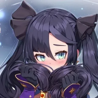 😳 Mona Genshin Impact Anime, Genshin Impact, Mona, Videojuego, Lindo, Chica, Maga whatsapp sticker