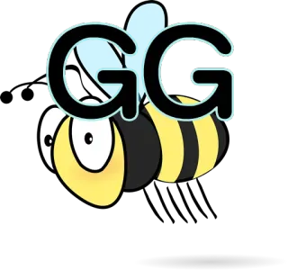 🐝 GG abeja, GG, dibujo animado, pegatina telegram sticker