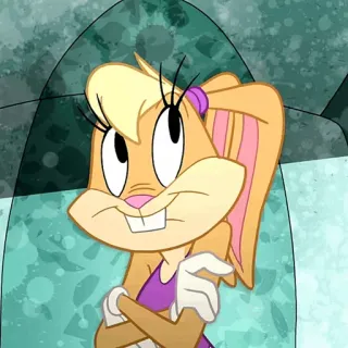 🥕 Lola Bunny Looney Tunes Lola Bunny, Conejo, Looney Tunes, Dibujos animados, Personaje telegram sticker