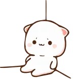 🥲 beruang, imut, kawaii, kartun, stiker telegram sticker