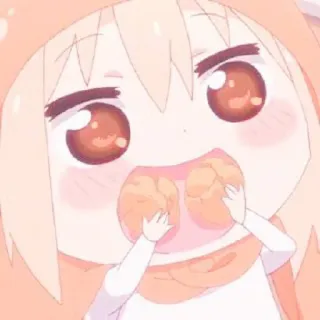 🍡 Umaru Doma Himouto! Umaru-chan anime, umaru, manga, cute, kawaii, himouto umaru-chan telegram sticker