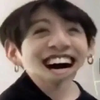 😂 retrato, kpop, cantor, homem, sorriso whatsapp sticker
