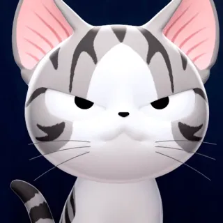😠 Chi Chi's Sweet Home kot, anime, manga, słodki, Chi's Sweet Home telegram sticker