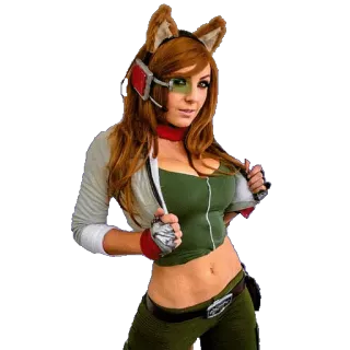 👓 Fox McCloud Star Fox Cosplay, Furry, Jeu vidéo, Personnage, Star Fox telegram sticker