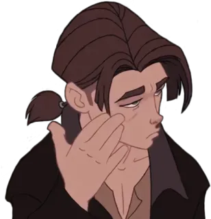😑 Jim Hawkins Treasure Planet Jim Hawkins, Il pianeta del tesoro, Disney, Personaggio, Cartone animato, Animazione telegram sticker