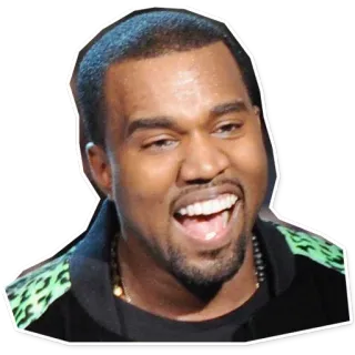 😃 Kanye West musicista, rapper, artista, kanye telegram sticker