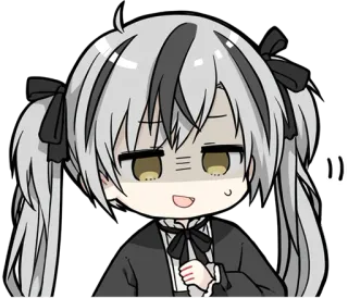 😬 Аниме, Чиби, Мультфильм, Манга, Персонаж telegram sticker