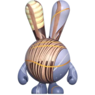 🇦🇿 ของเล่น, กระต่าย, หุ่นฟิกเกอร์, ประติมากรรม, ของตกแต่ง telegram sticker
