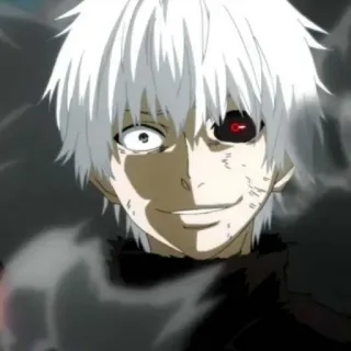 🔥 Ken Kaneki Tokyo Ghoul 애니메이션, 만화, 도쿄 구울, 카네키 켄, 구울, 캐릭터 telegram sticker