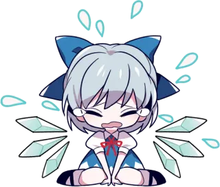 😭 anime, crying, tears, sad, kawaii telegram sticker