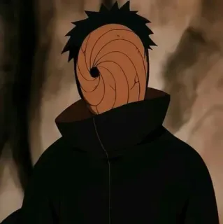 🕷 Tobi Naruto anime, manga, mask, villain, ninja telegram sticker