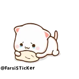 😭 @FarsiSticker gato, animal, fofo, adesivo whatsapp sticker