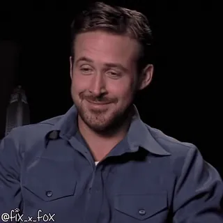 😂 @fix_x_fox Ryan Gosling, acteur, célébrité, portrait, mème whatsapp sticker