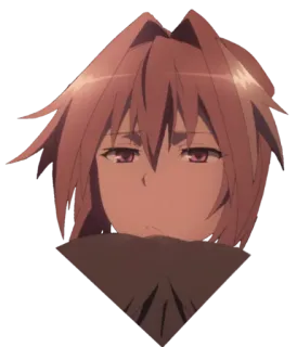 😒 Anime, Personagem, Mangá, Rosto, Retrato telegram sticker