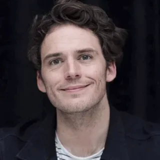 🔱 Sam Claflin ator, celebridade, retrato, homem, sorrindo, bonito whatsapp sticker
