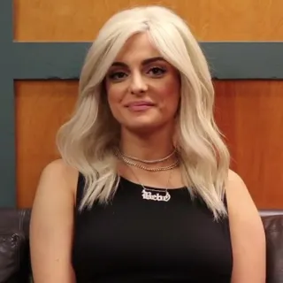 😊 Bebe Rexha Bebe Bebe Rexha, Sängerin, Pop, Musikerin, Promi, blonde Haare telegram sticker