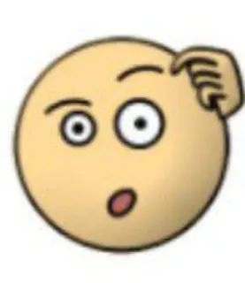 🌟 困惑, 思考, 表情符号, 表情, 问题 telegram sticker