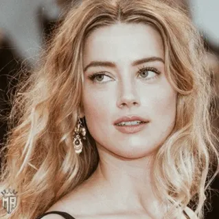 💋 Amber Heard актриса, знаменитость, женщина, портрет, блондинка telegram sticker