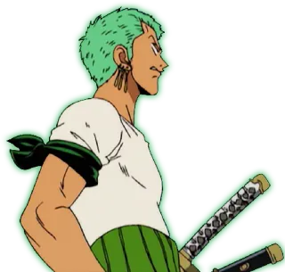 ✨ Zoro One Piece anime, swords, fighter, one piece, zoro telegram sticker