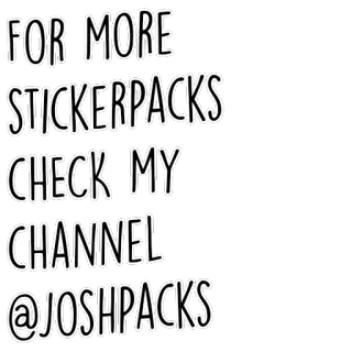 ⚡ FOR MORE STICKERPACKS CHECK MY CHANNEL @JOSHPACKS pegatinas, packs de pegatinas, joshpacks, canal telegram sticker