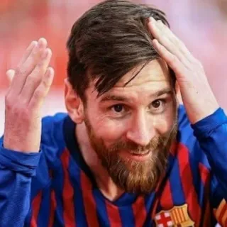 🎲 Lionel Messi ฟุตบอล, football, เมสซี่, นักกีฬา, บาร์เซโลนา telegram sticker