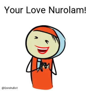 ❤️ Your Love Nurolam! whatsapp sticker